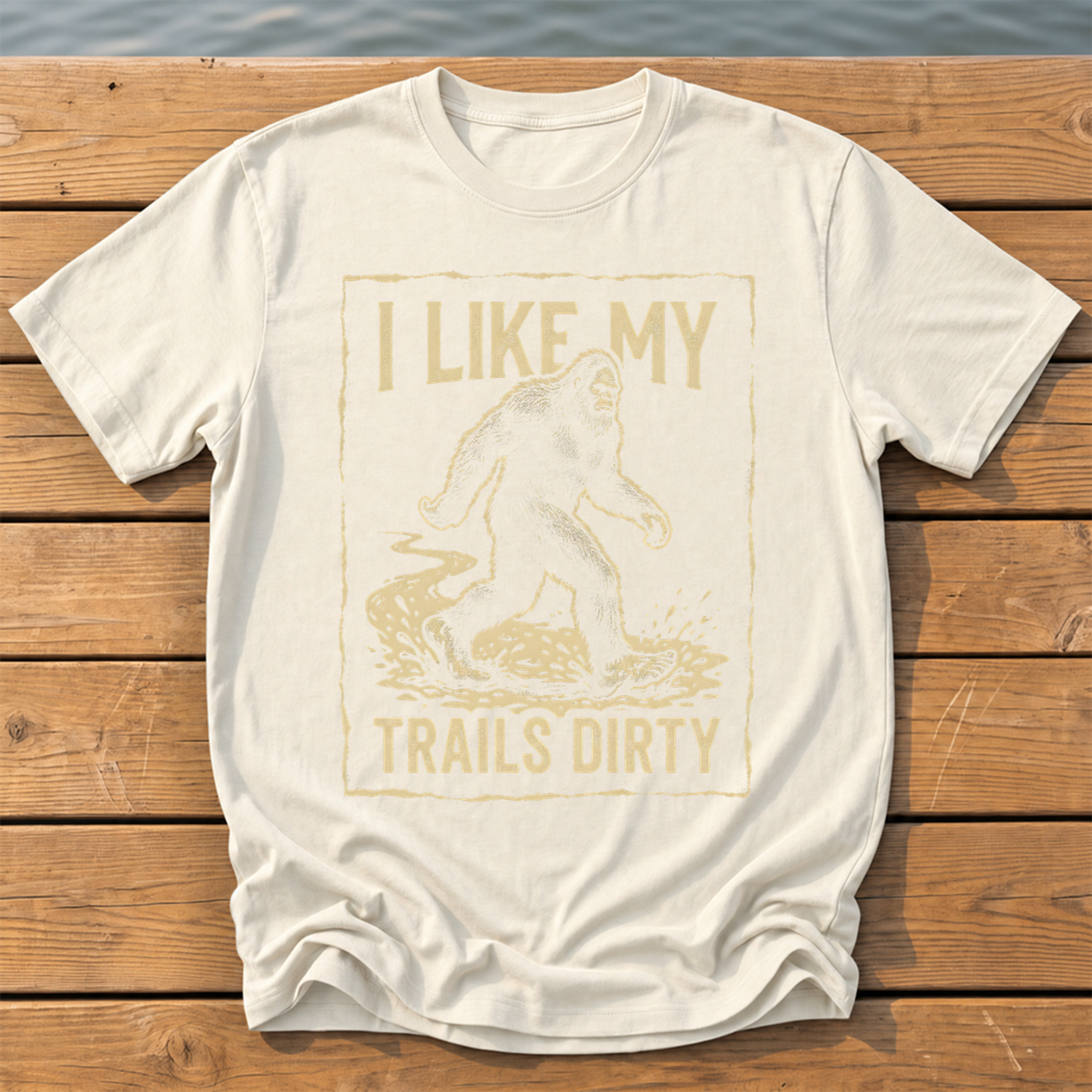 I Like My Trails Dirty T-Shirt — Ivory