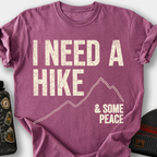 I Need A Hike T-Shirt — Berry