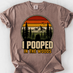 I Pooped in the Woods T-Shirt — Espresso