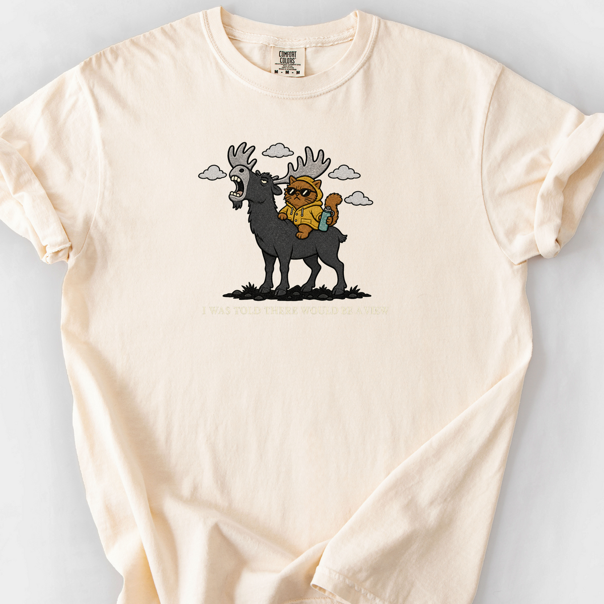I Was Told There Would Be A View T-Shirt — Ivory