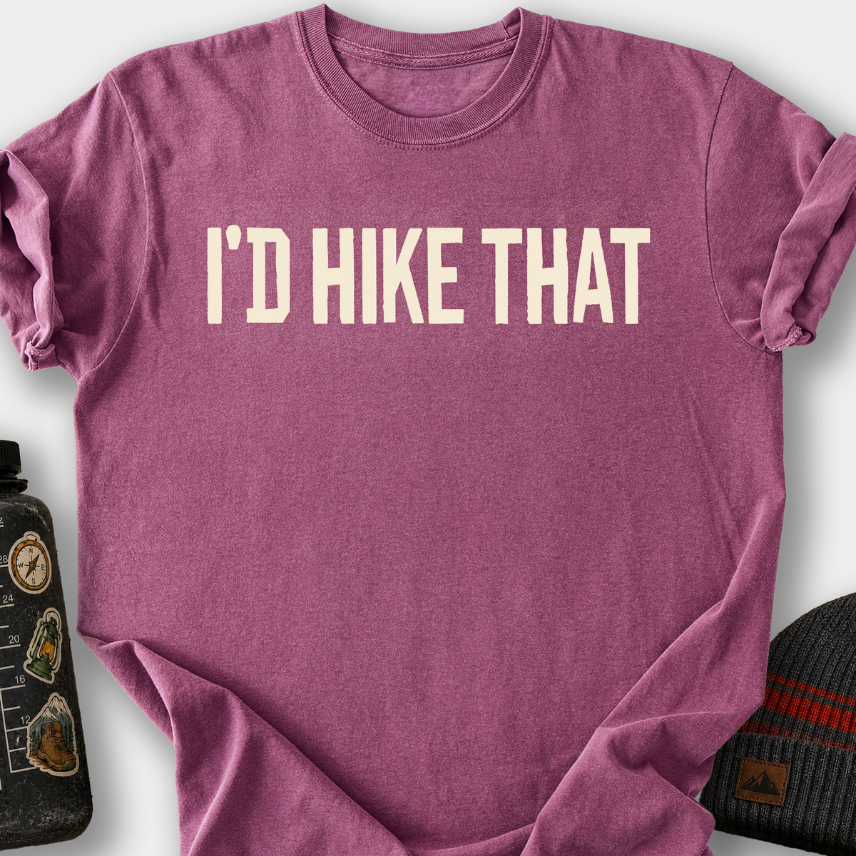 I'd Hike That T-Shirt — Berry