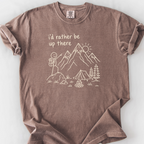 Id Rather Be Up There T-Shirt — Espresso