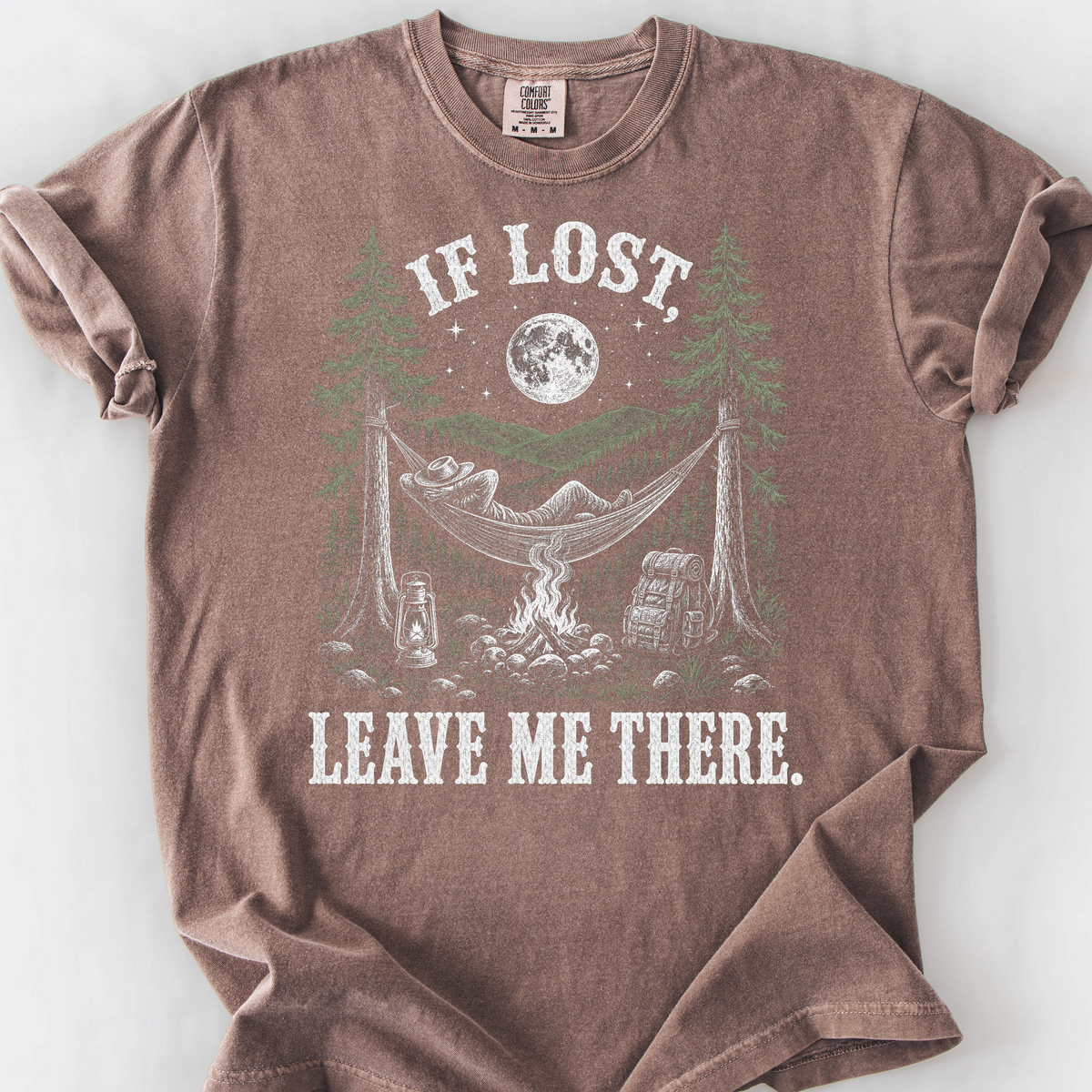 If Lost Leave Me There T-Shirt — Espresso