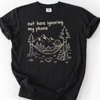 Ignoring My Phone T-Shirt — Black