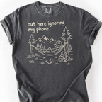 Ignoring My Phone T-Shirt — Pepper