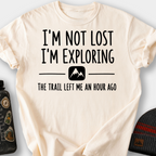I'm Not Lost, I'm Exploring T-Shirt — Ivory