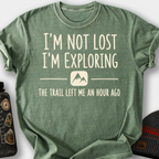 I'm Not Lost, I'm Exploring T-Shirt — Moss