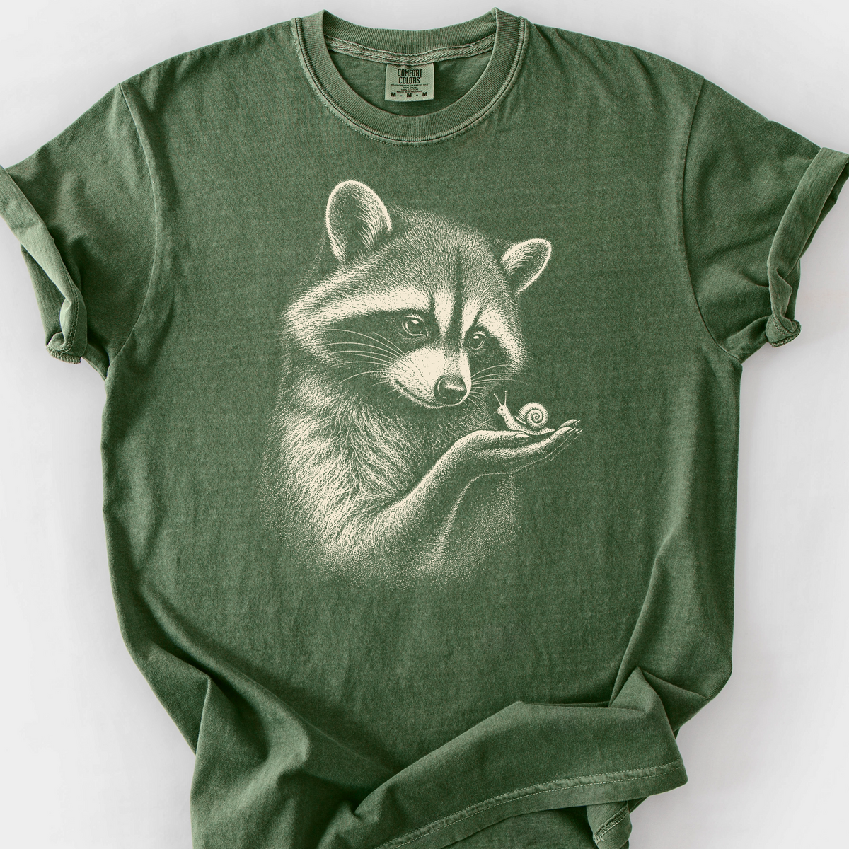In Good Hands T-Shirt — Moss