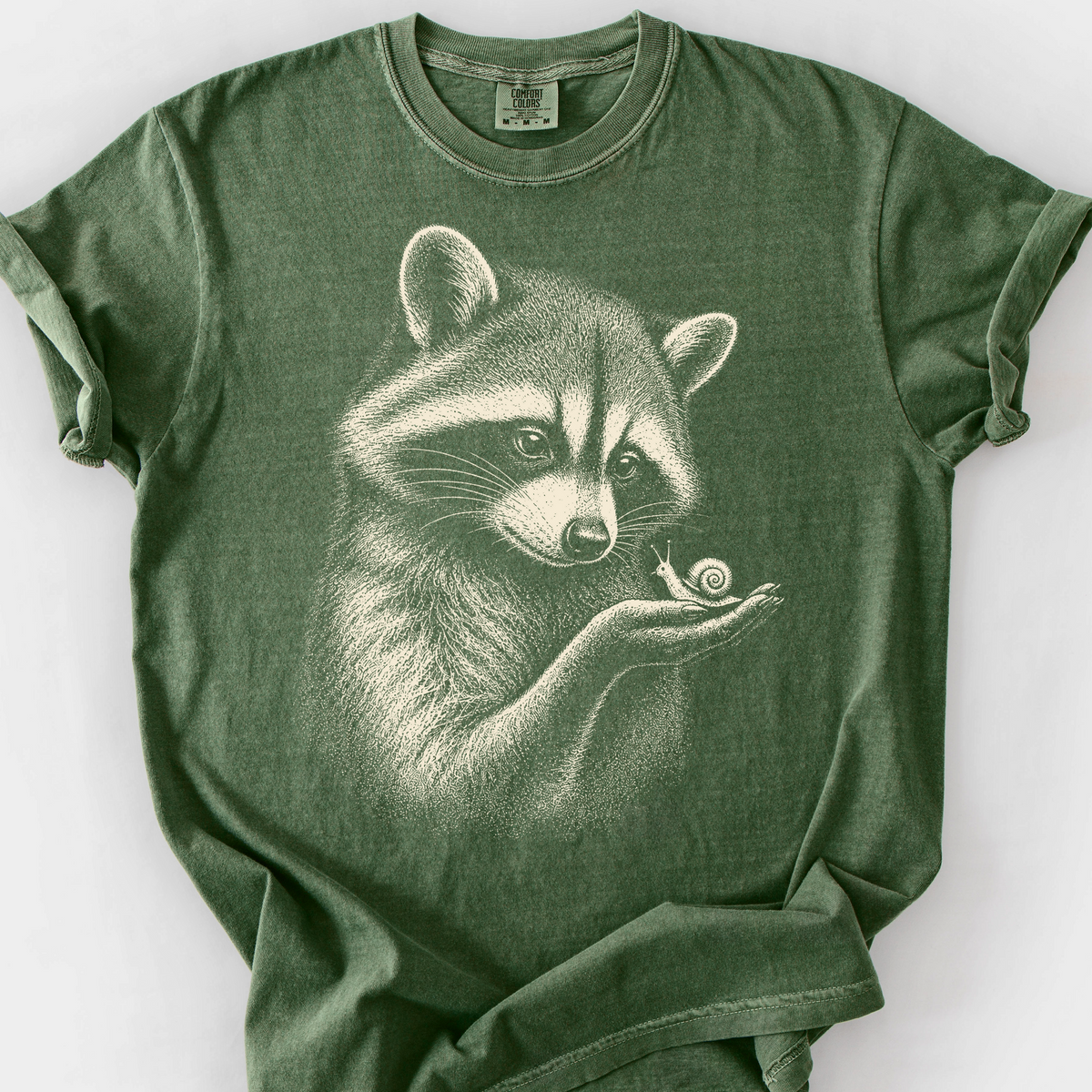 In Good Hands T-Shirt — Moss