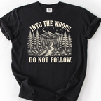 Into The Woods T-Shirt — Black