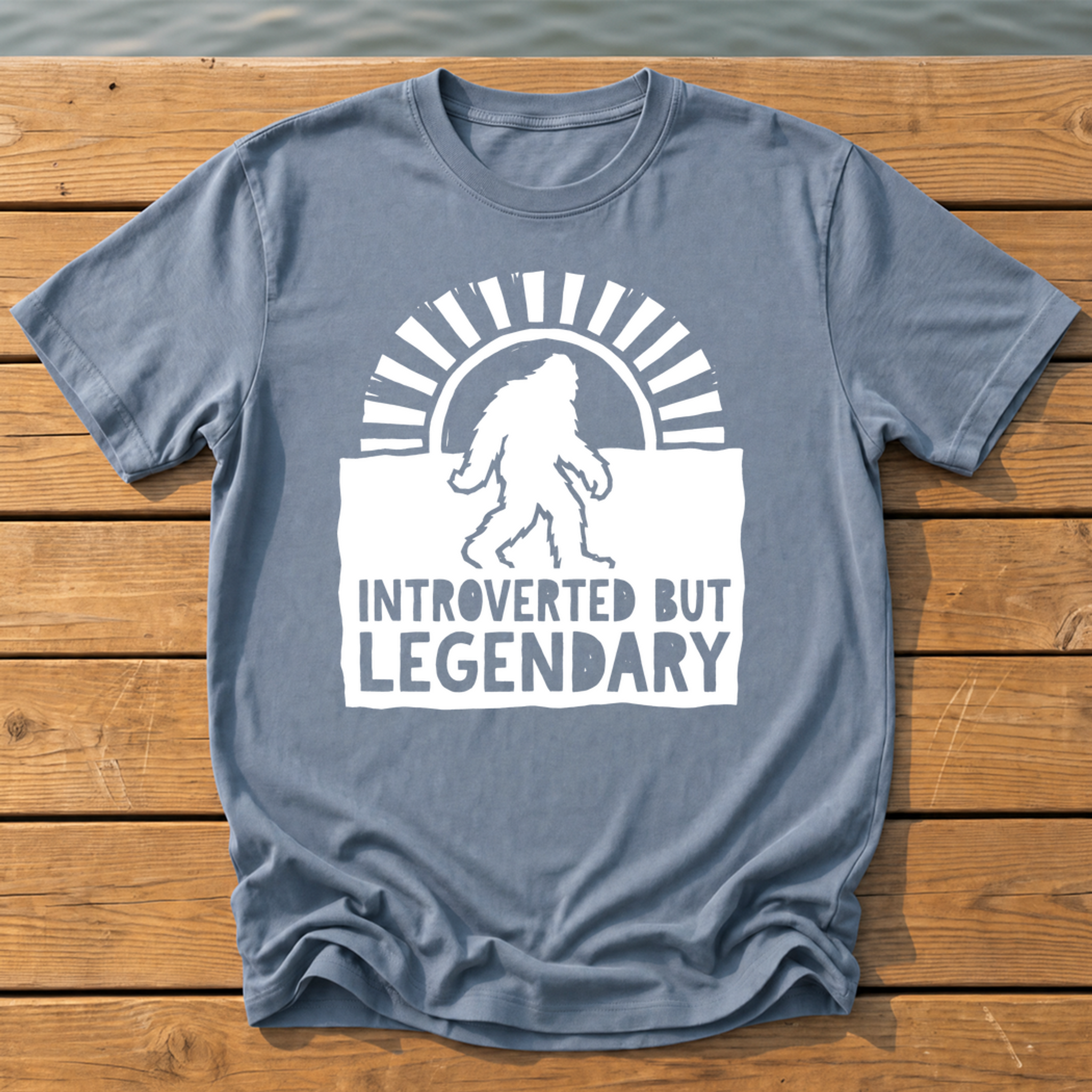 Introverted But Legendary T-Shirt — Blue Jean