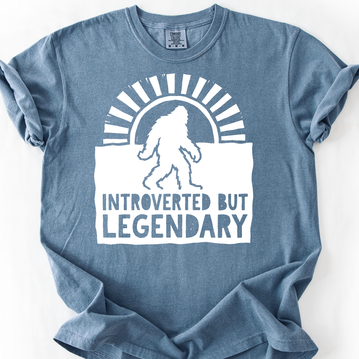 Introverted But Legendary T-Shirt — Blue Jean