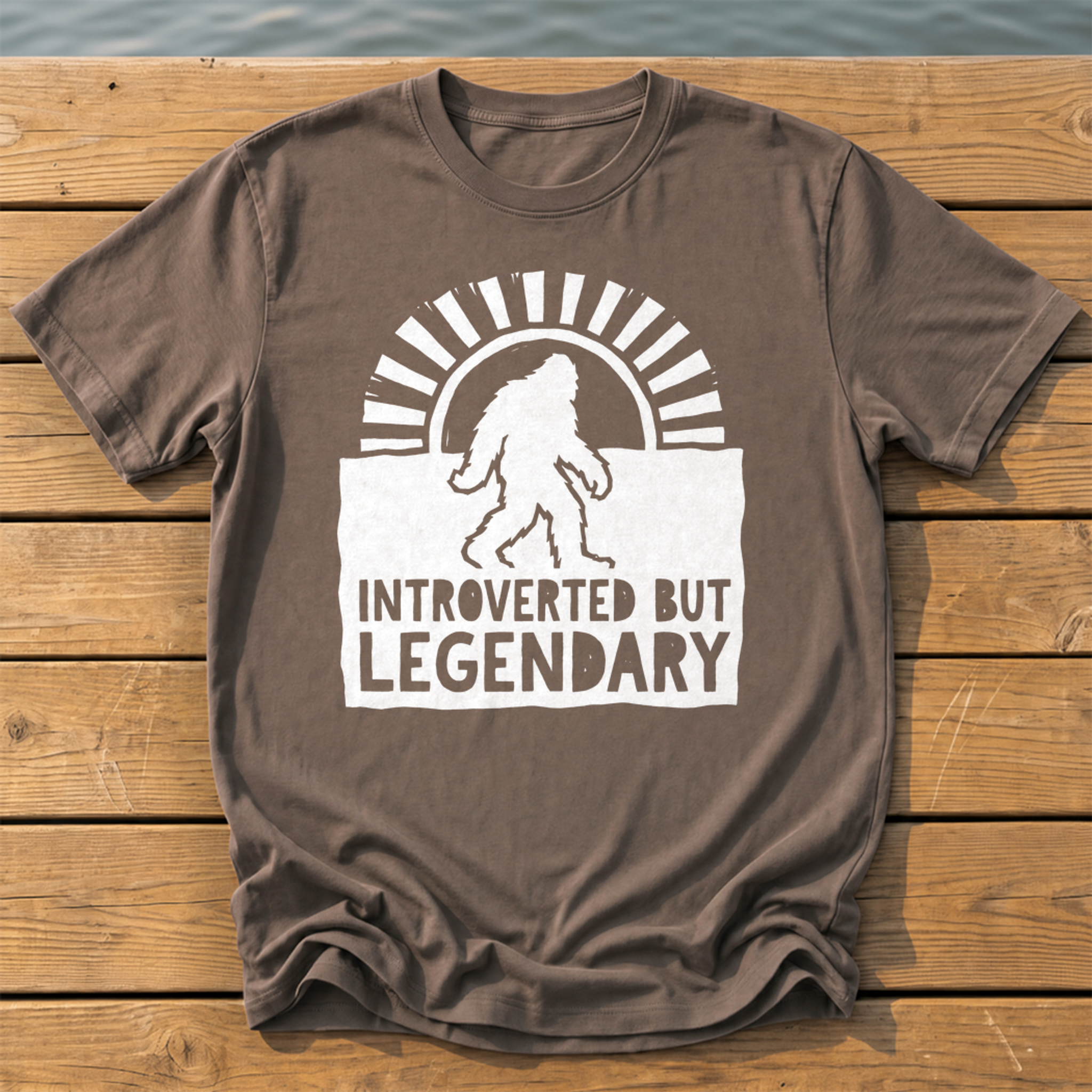 Introverted But Legendary T-Shirt — Espresso
