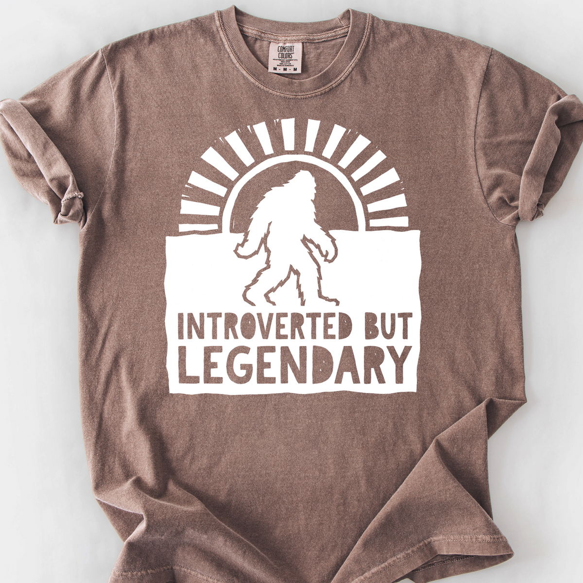 Introverted But Legendary T-Shirt — Espresso