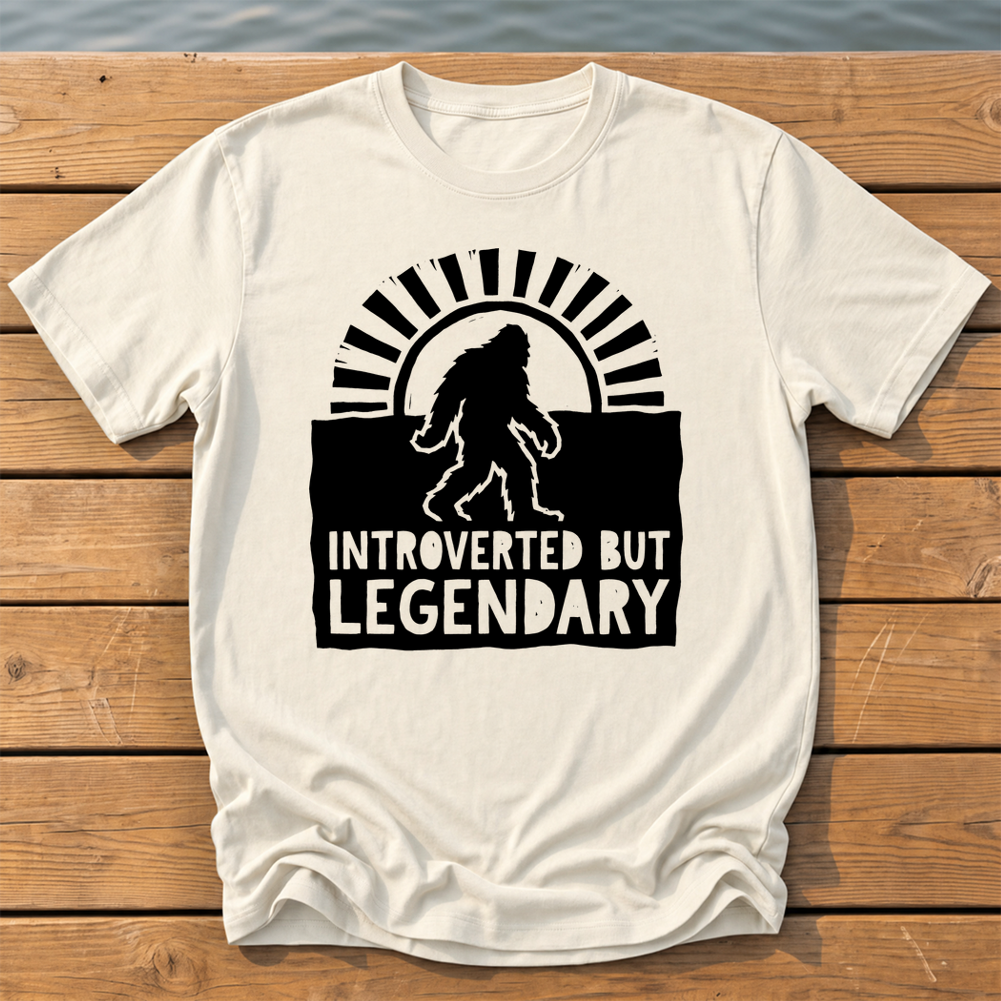 Introverted But Legendary T-Shirt — Ivory