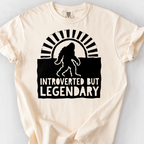 Introverted But Legendary T-Shirt — Ivory