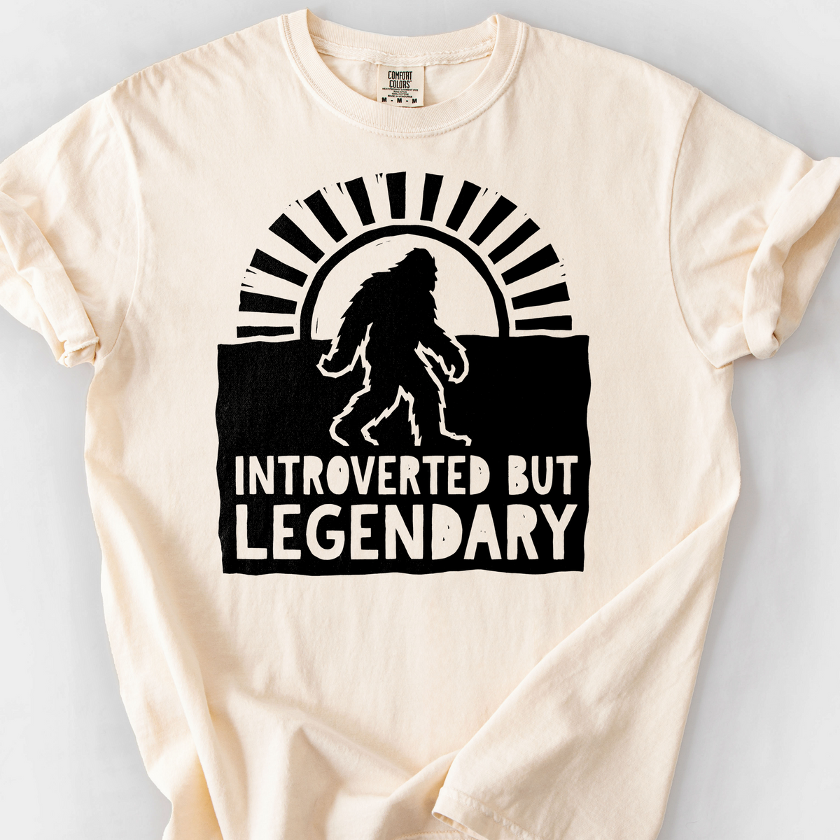 Introverted But Legendary T-Shirt — Ivory