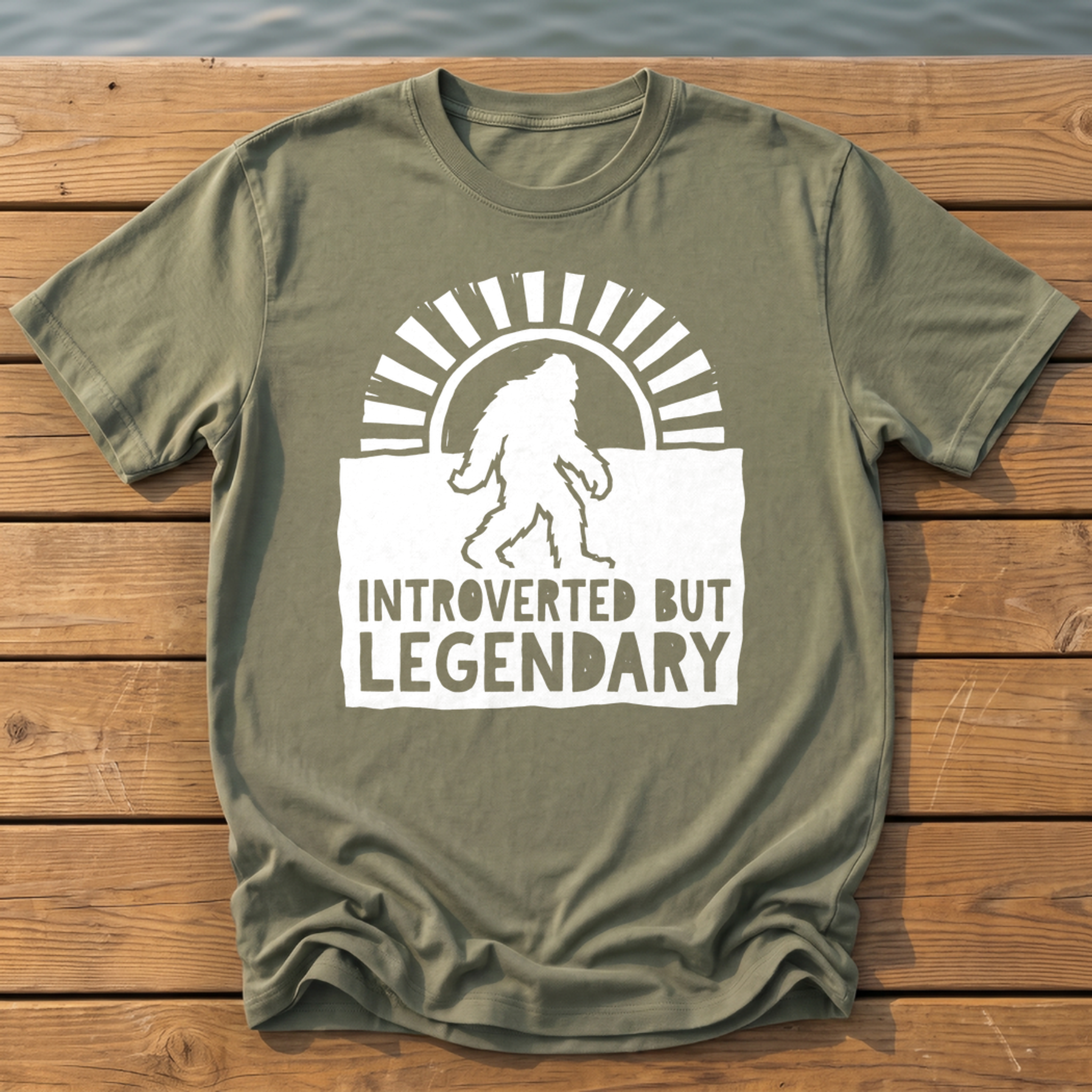 Introverted But Legendary T-Shirt — Moss