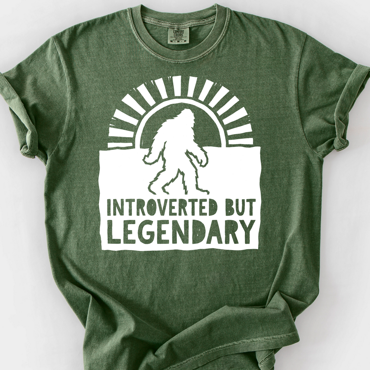 Introverted But Legendary T-Shirt — Moss