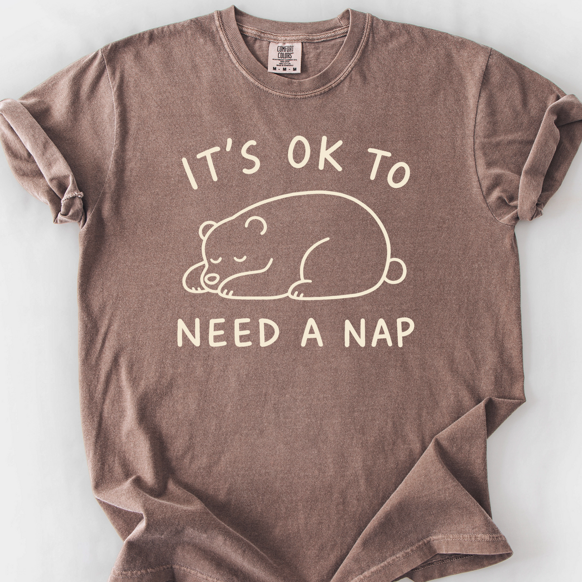 Its Ok To Need A Nap T-Shirt — Espresso