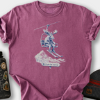Last Run Moose T-Shirt — Berry