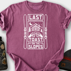 Last Toast on the Slopes T-Shirt — Berry
