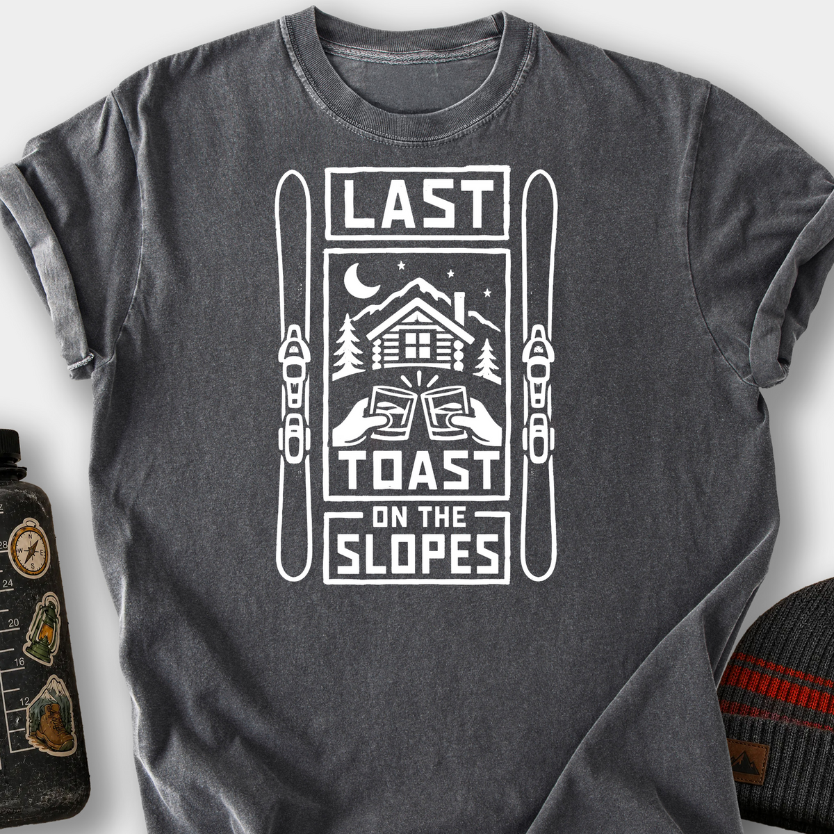 Last Toast on the Slopes T-Shirt — Pepper