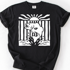 Leaping Bass T-Shirt — Black