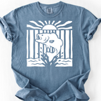Leaping Bass T-Shirt — Blue Jean