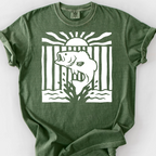 Leaping Bass T-Shirt — Moss