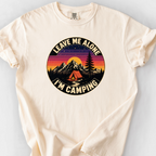 Leave Me Alone Im Camping T-Shirt — Ivory