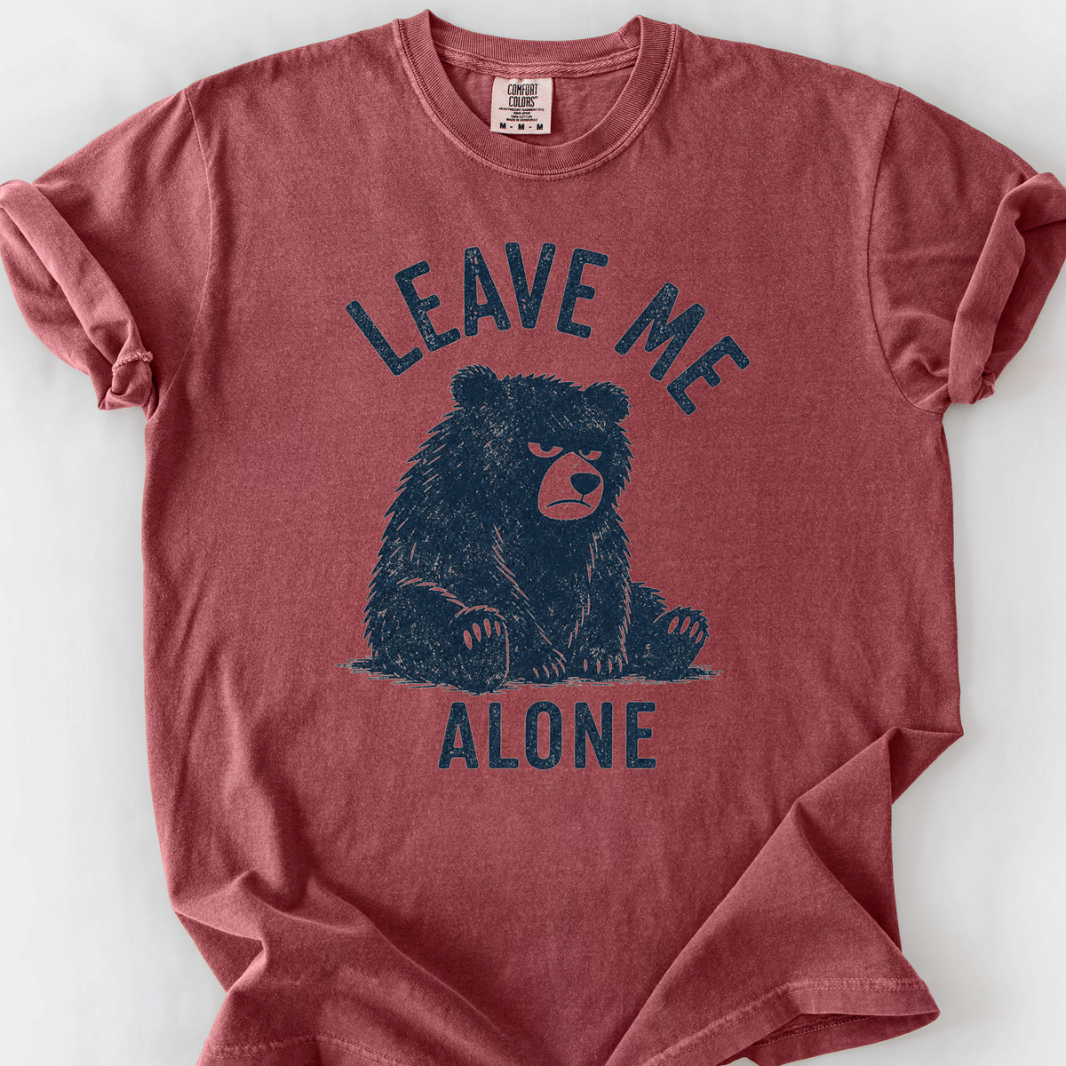Leave Me Alone T-Shirt — Brick