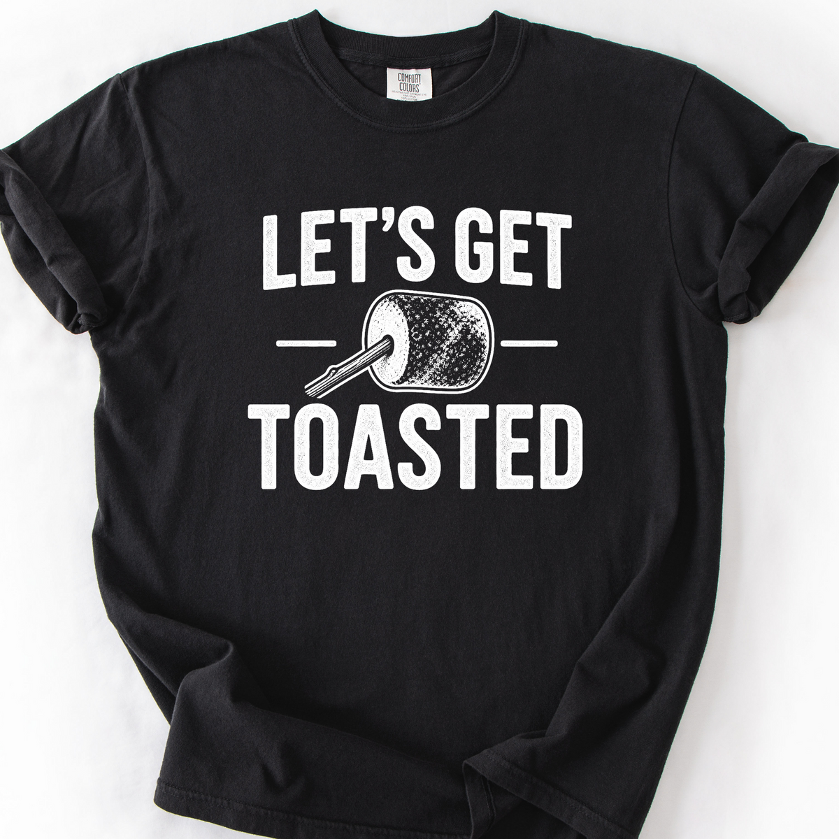 Lets Get Toasted T-Shirt — Black