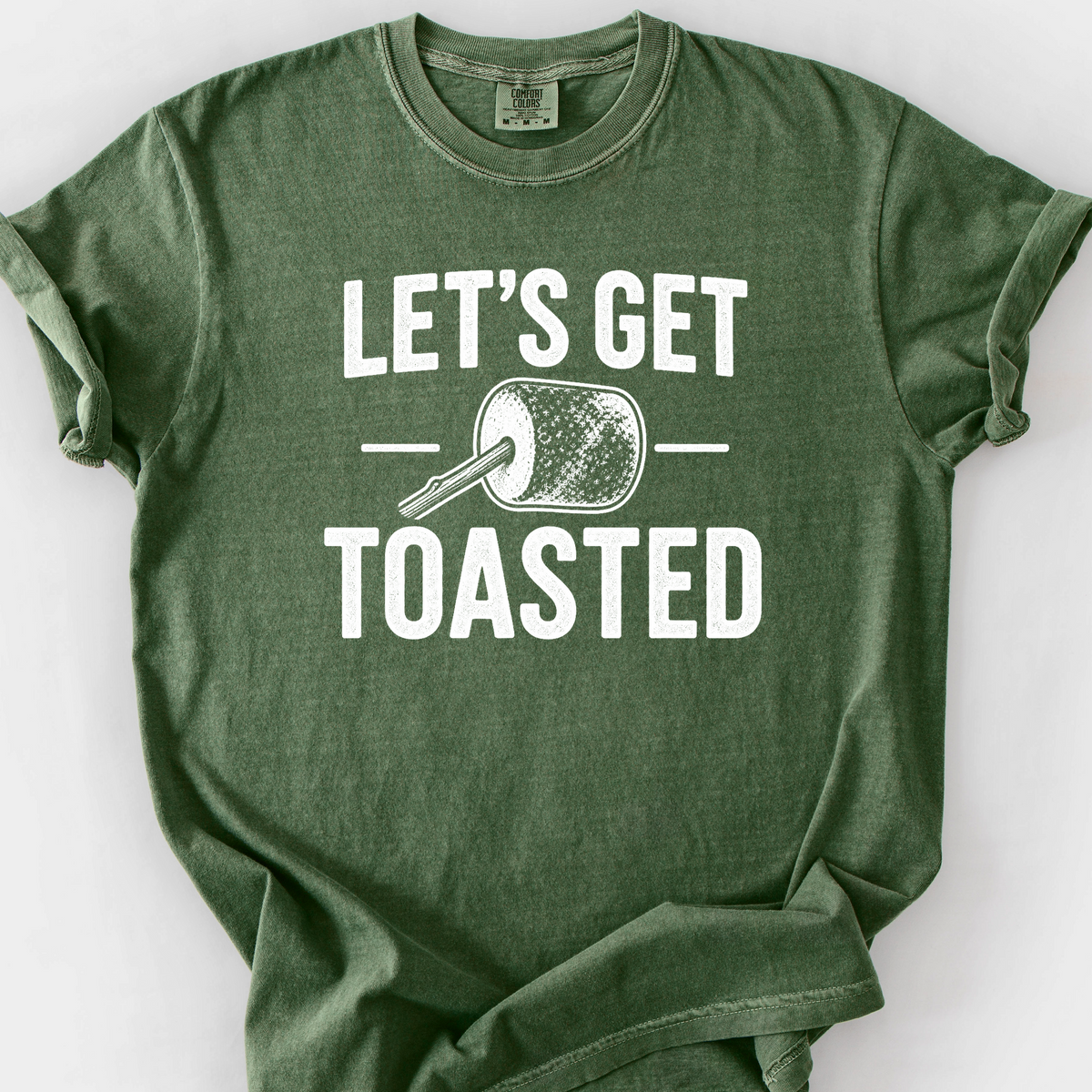 Lets Get Toasted T-Shirt — Moss