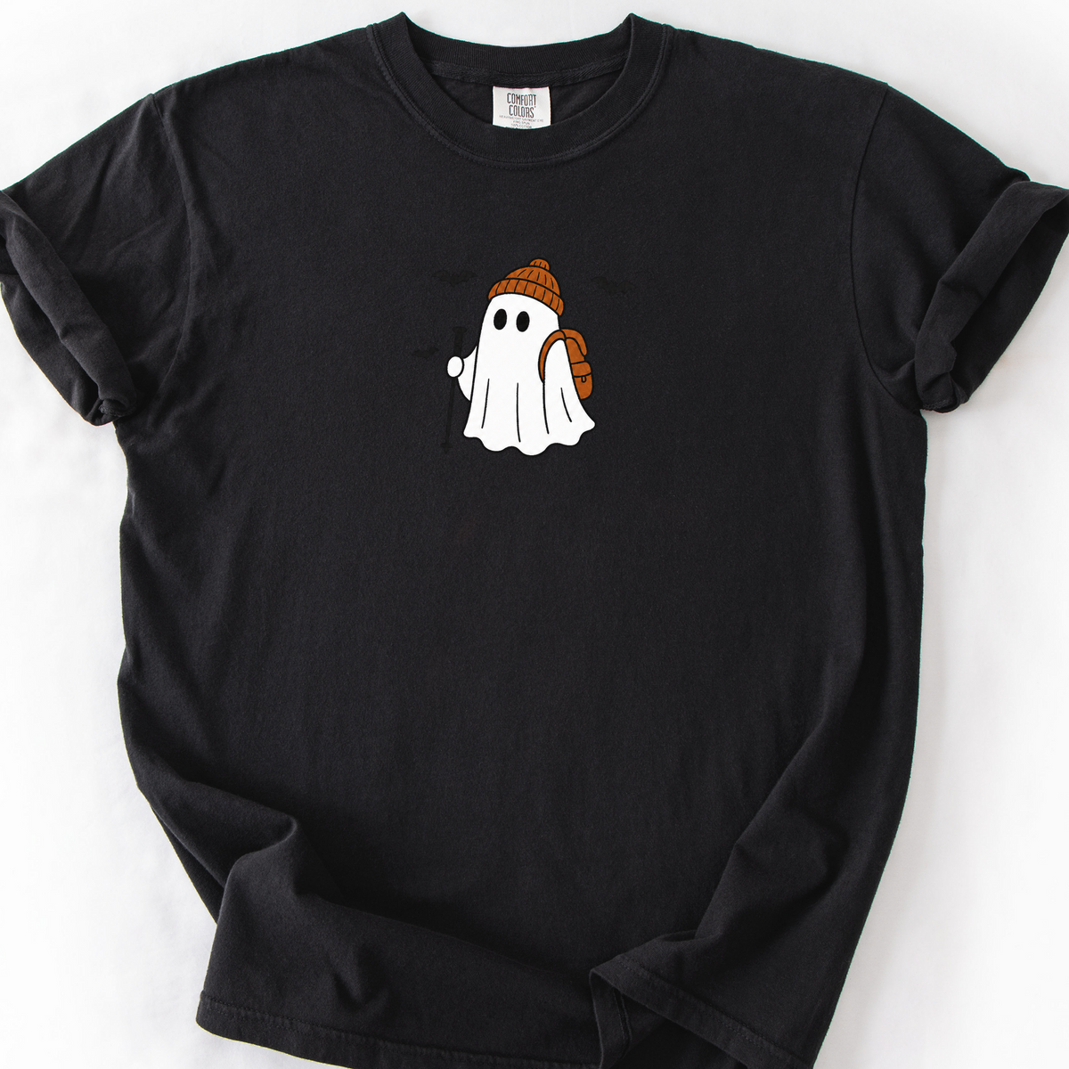 Little Hiker Ghost T-Shirt — Black