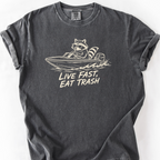 Live Fast Eat Trash T-Shirt — Pepper