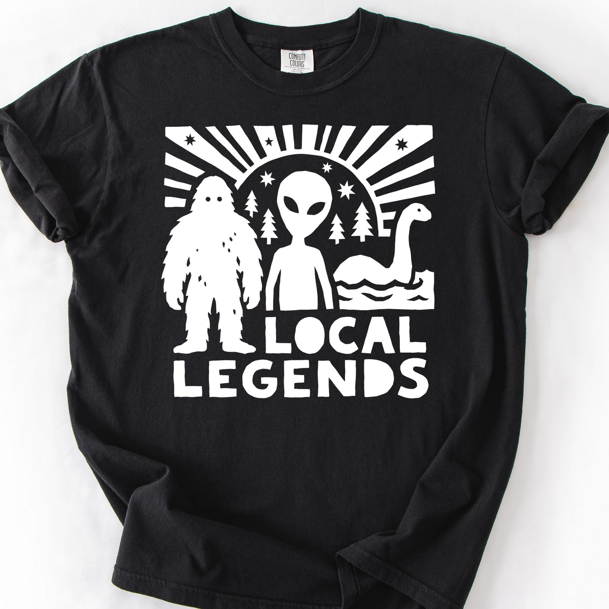 Local Legends (Cryptids) T-Shirt — Black