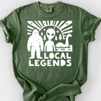 Local Legends (Cryptids) T-Shirt — Moss