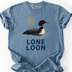 Lone Loon T-Shirt — Blue Jean