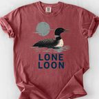 Lone Loon T-Shirt — Brick