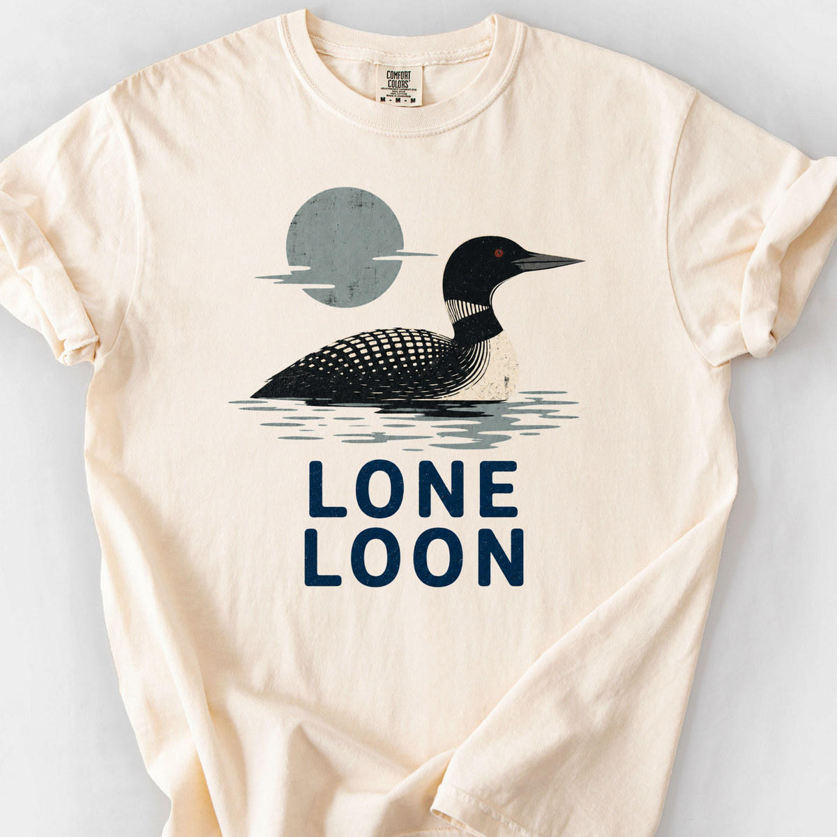 Lone Loon T-Shirt — Ivory