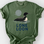Lone Loon T-Shirt — Moss