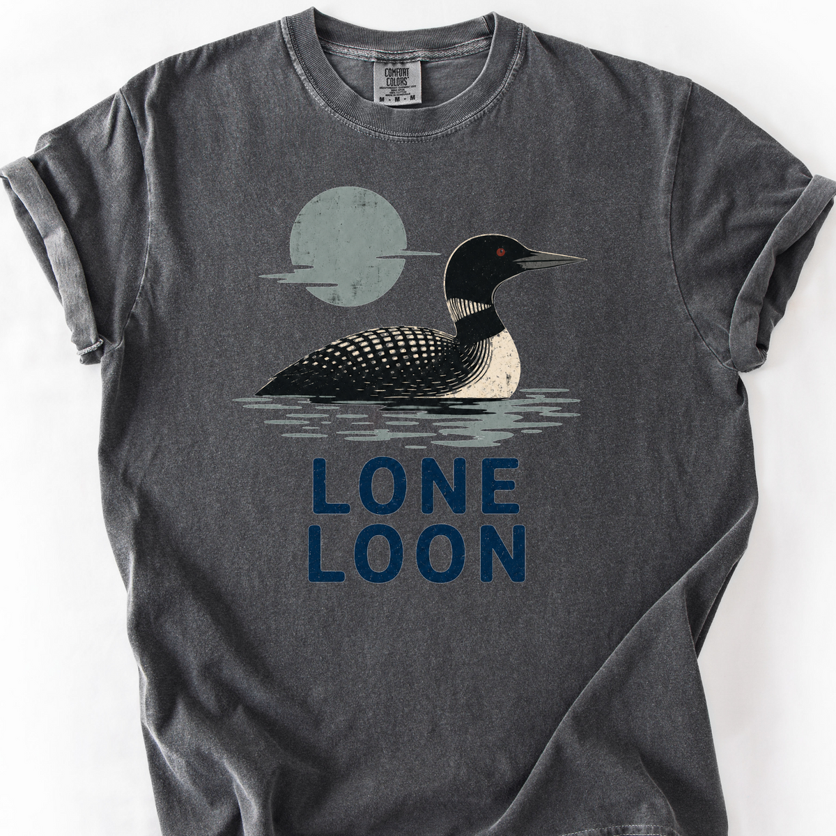 Lone Loon T-Shirt — Pepper
