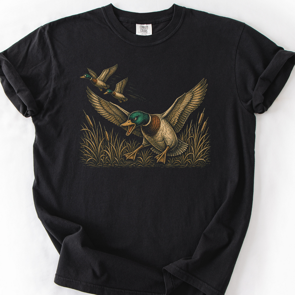 Mallard Landing T-Shirt — Black