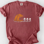 Man Eating Tent T-Shirt — Brick