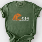 Man Eating Tent T-Shirt — Moss