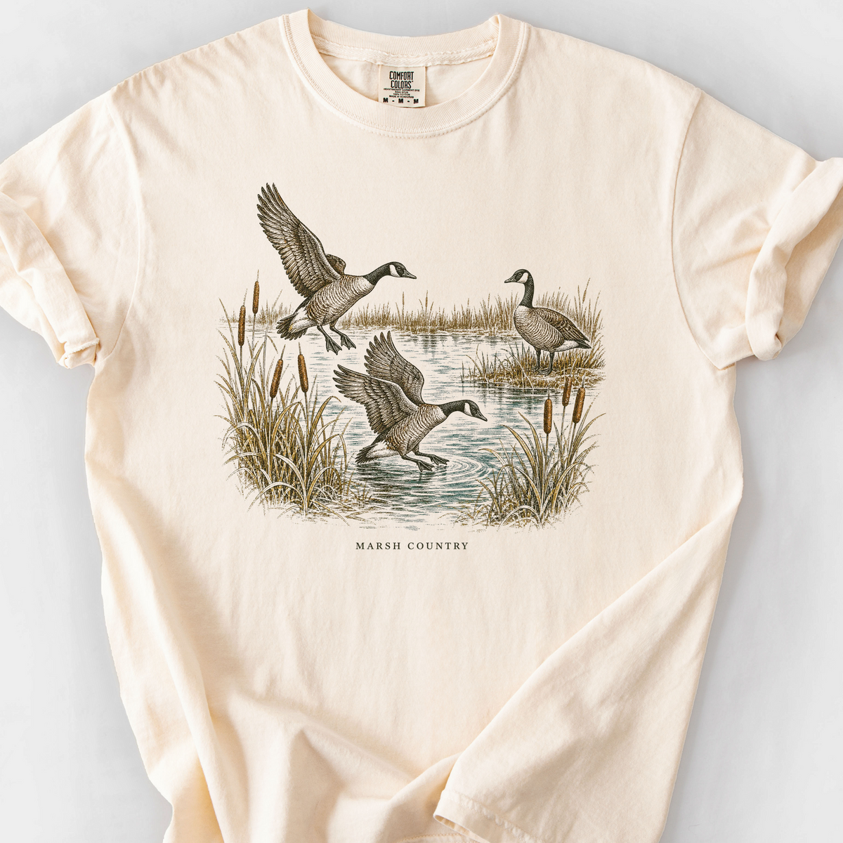 Marsh Country T-Shirt — Ivory