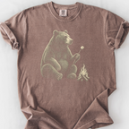 Marshmallow Bear T-Shirt — Espresso