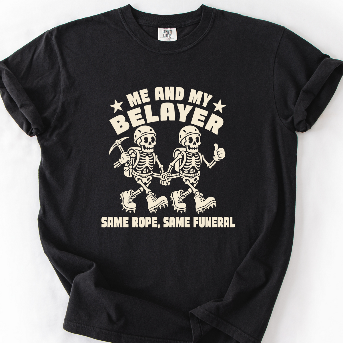 Me And My Belayer T-Shirt — Black