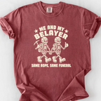 Me And My Belayer T-Shirt — Brick
